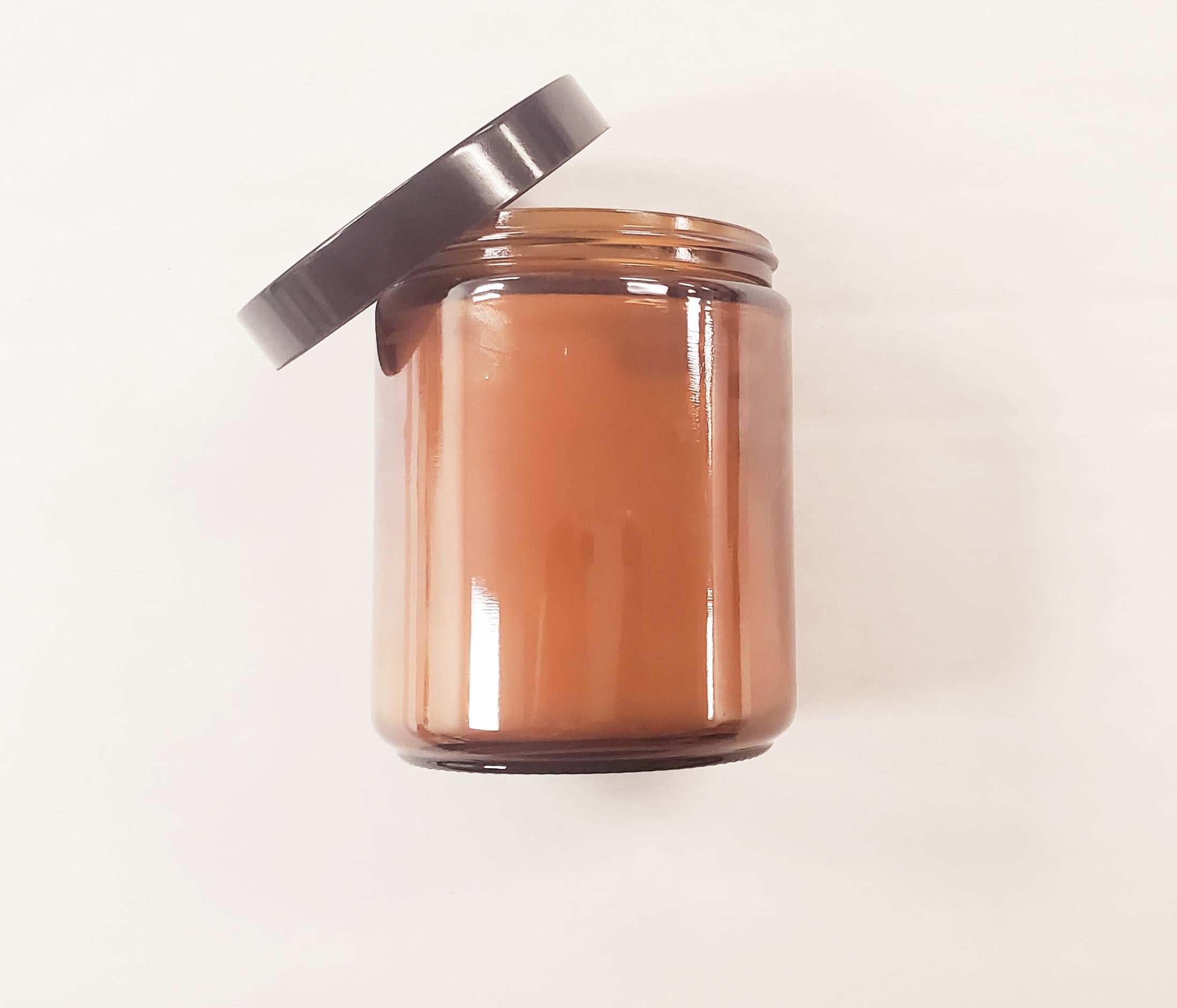 9 ounce - 6/ Wholesale units in a Amber Jar with lid
