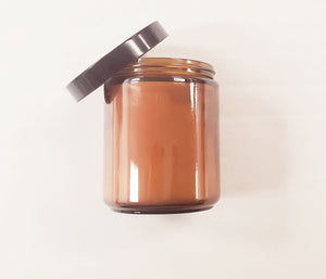 9 ounce - 6/ Wholesale units in a Amber Jar with lid