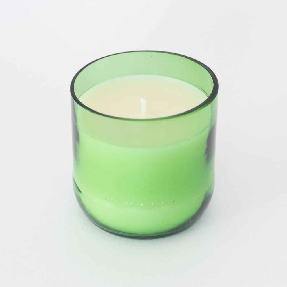 Online only -  10 oz. Candle Hand-cut Wine Bottle packaged in a Gift Box
